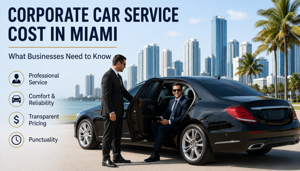 Corporate Car Service Cost in Miami